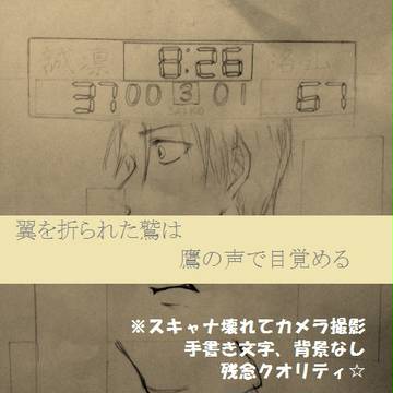 翼を折られた鷲は鷹の声で目覚める
