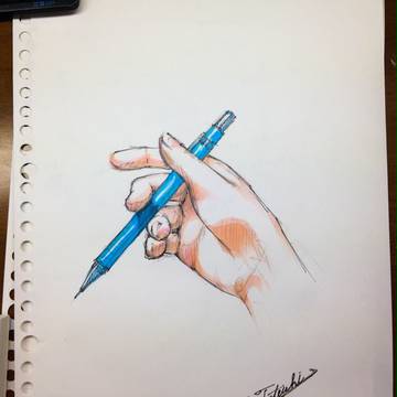自分の手
