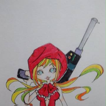 戦う赤ずきんちゃん