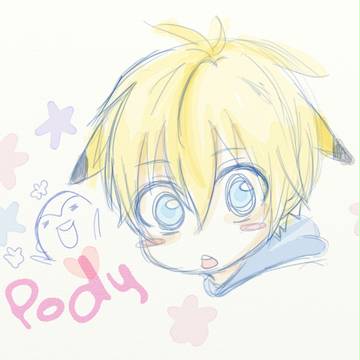 [落書き] ピカチュウ 擬人化