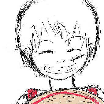 Luffy smile