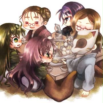 旧十三階段の冬籠もり