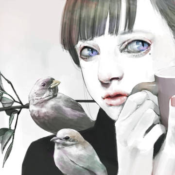 鳥と少女