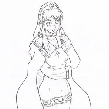 アイゼル（ヴィオver）模写