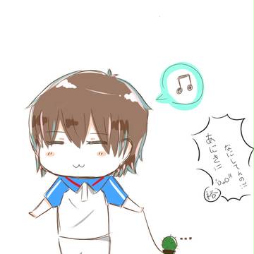 サボテンが好きな不二くん><