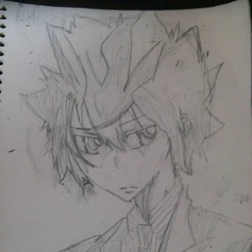 沢田綱吉を描いてみました。