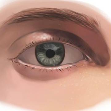 仿畫作眼睛
