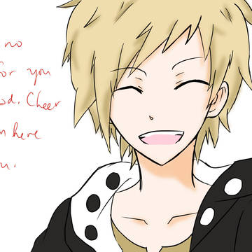 「There's no need to be sad.」
