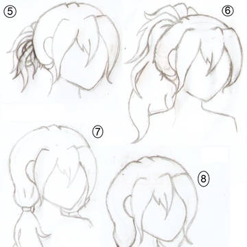 My OC's hair reference