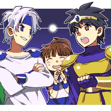 【お題】ケンカするシェゾとラグナスを止めに入るアルル