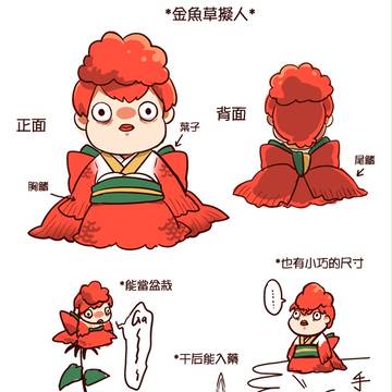 金魚草擬人