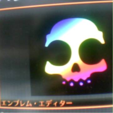 虹色ドクロ