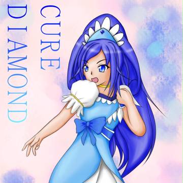 キュアダイヤモンド ファイティングポーズ