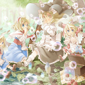 春の中で