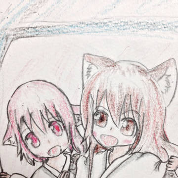 みすちー 影狼ちゃん巫女姿