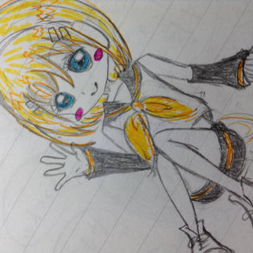 リンちゃん落書き【初投稿！】