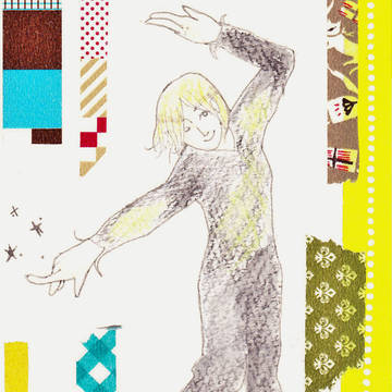 フィギュア手描き