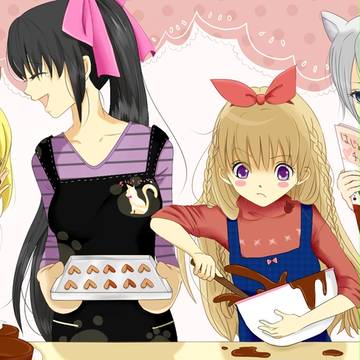 わいわいチョコ作り♪