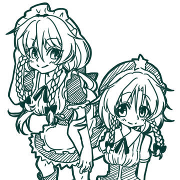 東方キャラ髪型チェンジ