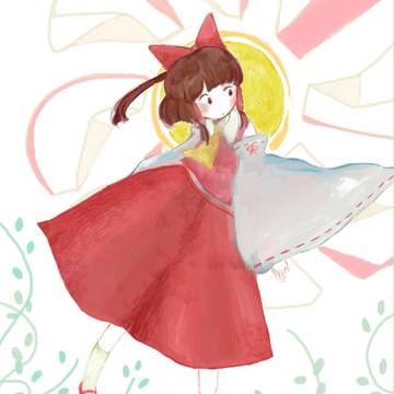 霊夢とりんご