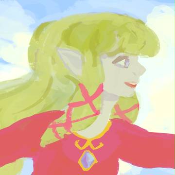 happy zelda