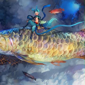 アロワナと青龍