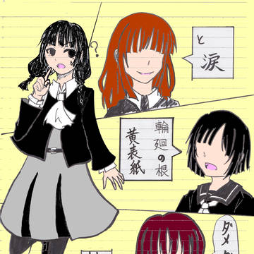 前白紙のひばりちゃんを描ひてみたの色付いたVer