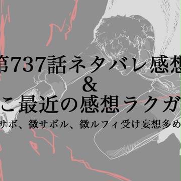 第737話ネタバレ感想&最近の感想ラクガキ