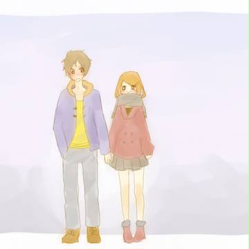 「さむいねー」