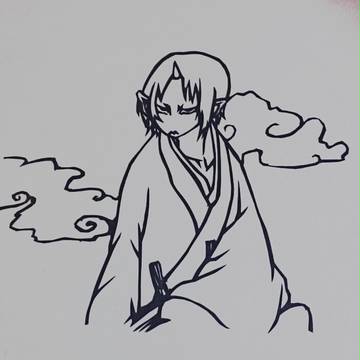 【切り絵】鬼灯さま