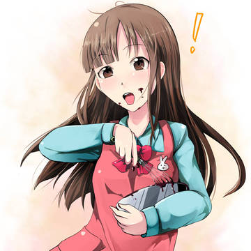 ゆかりちゃん チョコづくり中