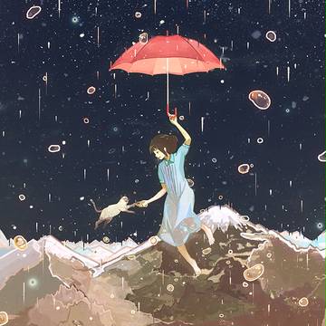 雨が帰る夜