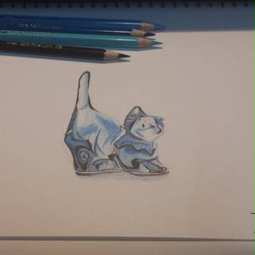 ガラスのねこ