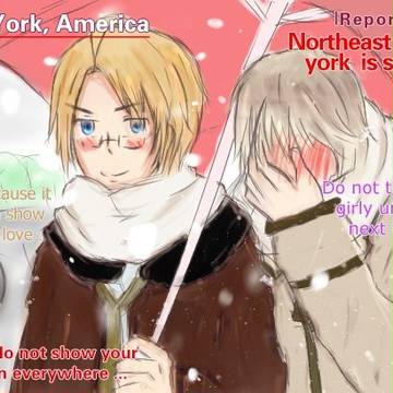 雪の日は取材カップル