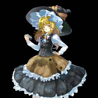「東方矛盾葎」用に描いた「霧雨 魔理沙」のデザイン