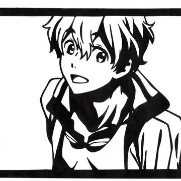 【切り絵】 葉月渚 【Free!】