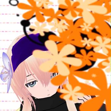 フルーツタルトのキャラメルソースがけ風