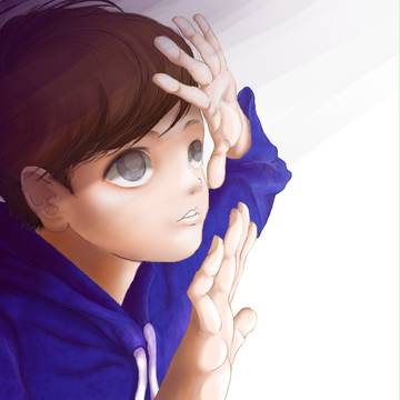 窓辺で雪見