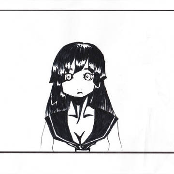 セーラー服の▽部分取った
