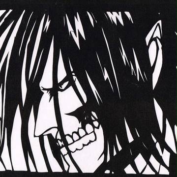 進撃の巨人　切り絵