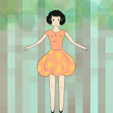 mushroom dress