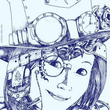 steampunk lady