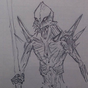 ボールペン一発描き 2