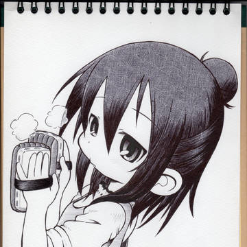 久しぶりにアナログで、ひとはちゃん