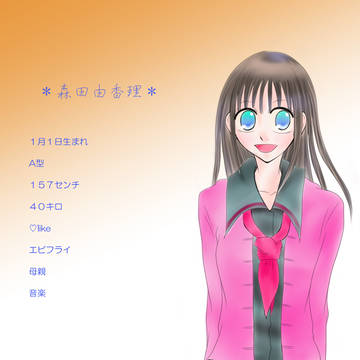 小説キャラ紹介～森田由香理