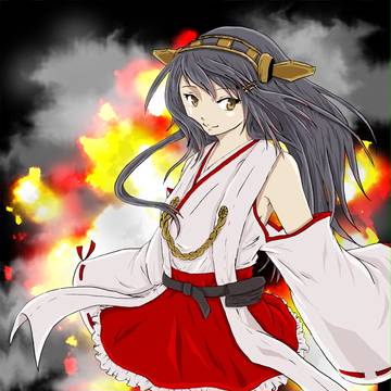 爆煙の中で