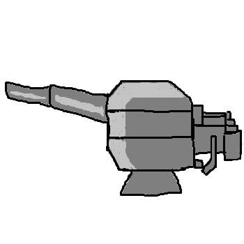 12cm単装砲を描きたかった