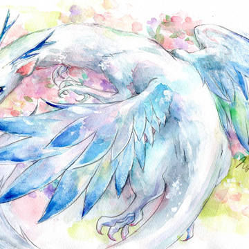 花の中の氷