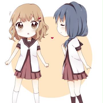ほっぺにチュ