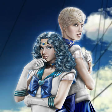 Sailor Uranus and Neptune